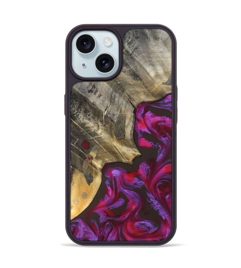 iPhone 15 Wood Phone Case - Beyonce (Red, 827844)