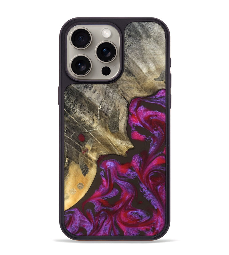 iPhone 15 Pro Max Wood Phone Case - Beyonce (Red, 827844)