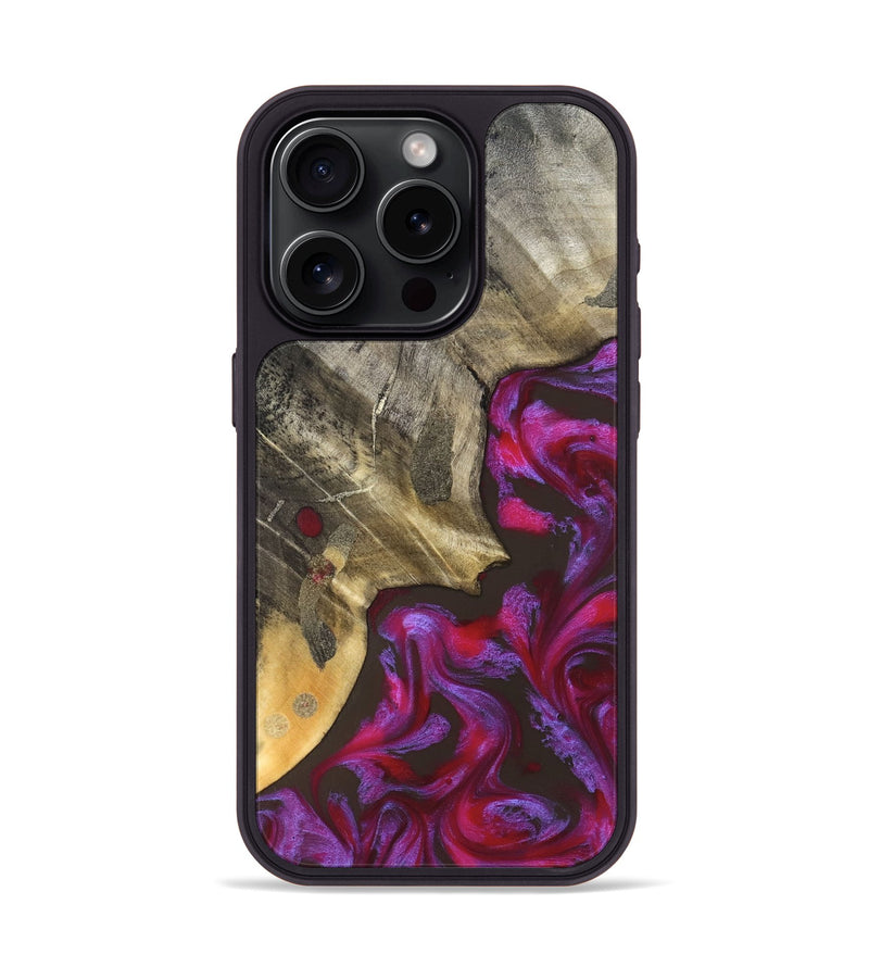 iPhone 15 Pro Wood Phone Case - Beyonce (Red, 827844)
