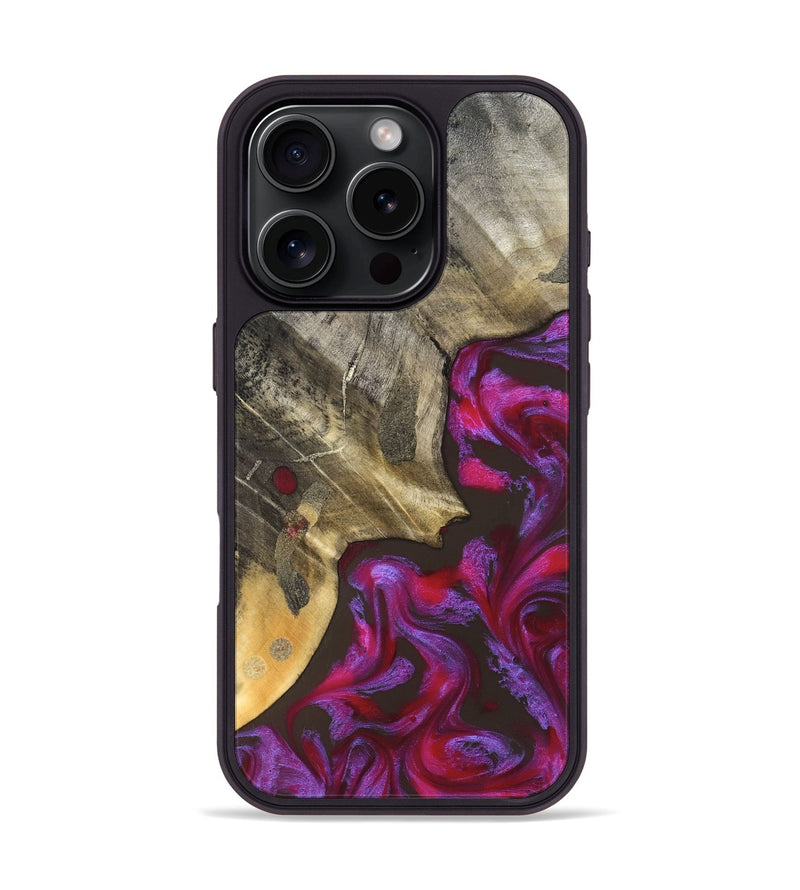 iPhone 16 Pro Wood Phone Case - Beyonce (Red, 827844)