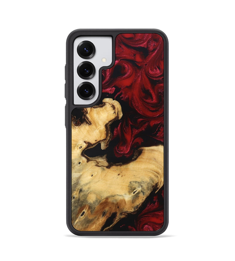 Galaxy S25 Wood Phone Case - Jami (Red, 827845)