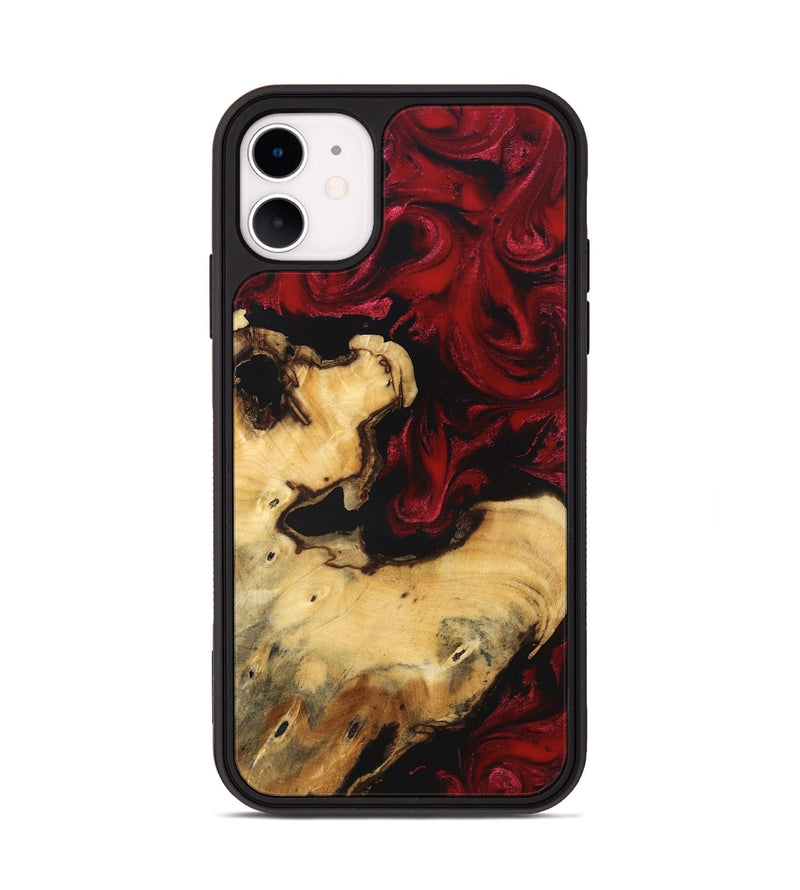 iPhone 11 Wood Phone Case - Jami (Red, 827845)