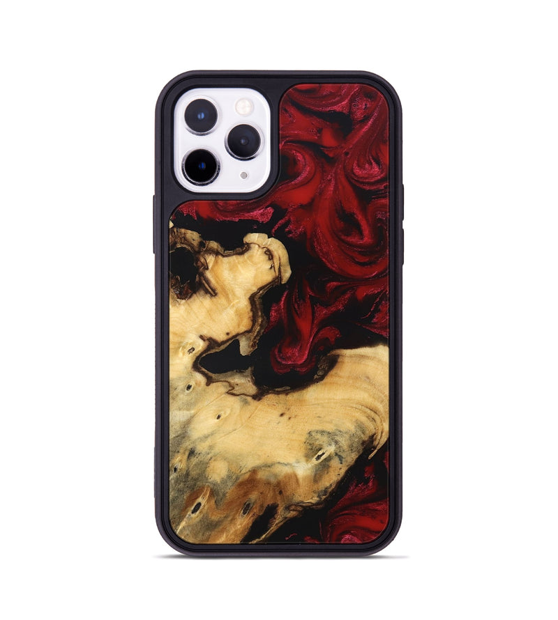 iPhone 11 Pro Wood Phone Case - Jami (Red, 827845)