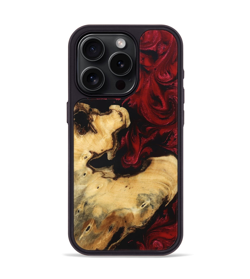 iPhone 15 Pro Wood Phone Case - Jami (Red, 827845)