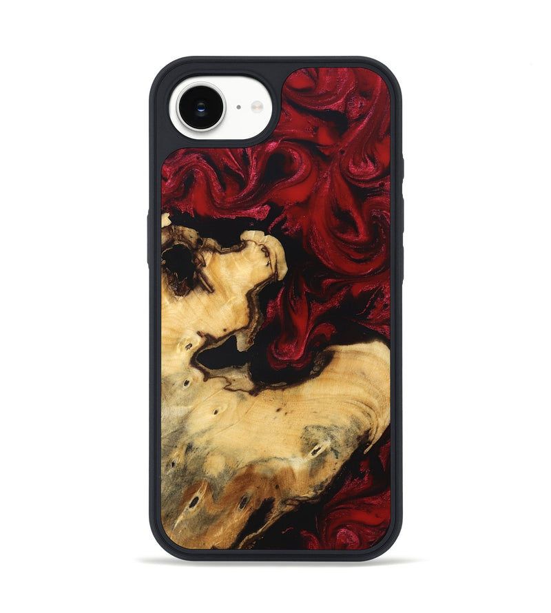 iPhone 16e Wood Phone Case - Jami (Red, 827845)