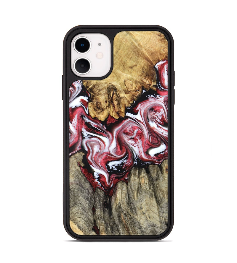 iPhone 11 Wood Phone Case - Brody (Red, 827846)