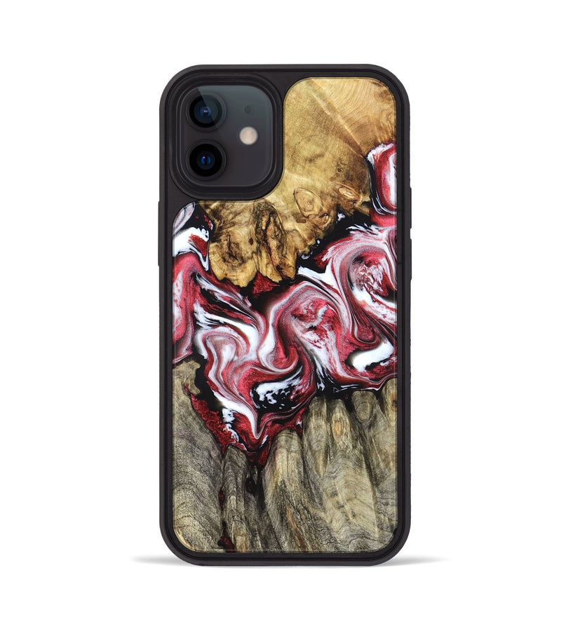 iPhone 12 Wood Phone Case - Brody (Red, 827846)