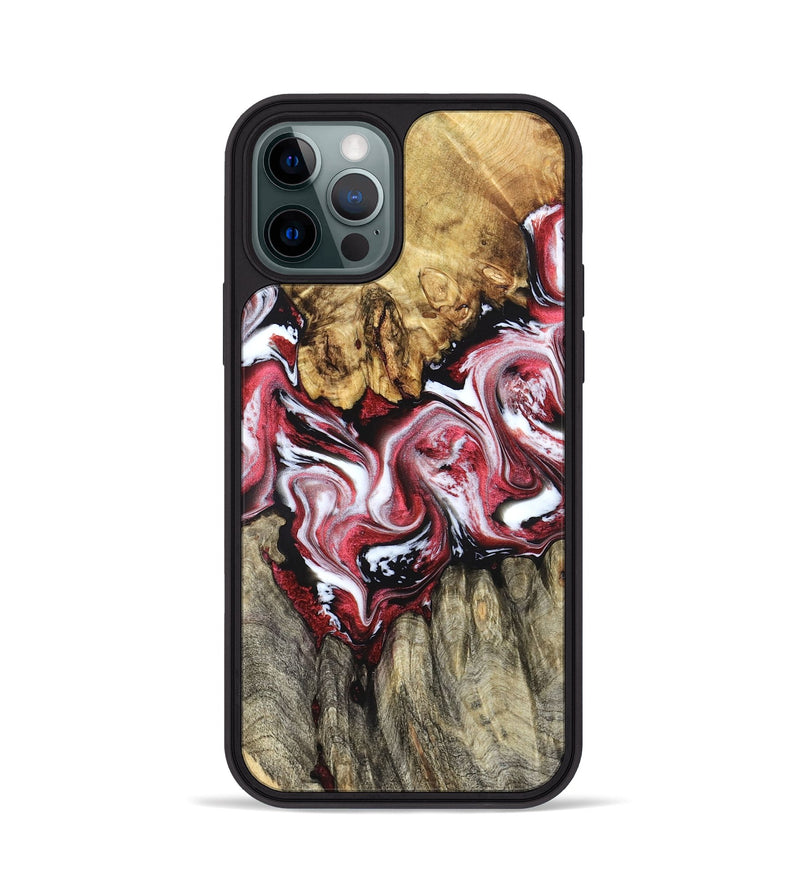 iPhone 12 Pro Wood Phone Case - Brody (Red, 827846)