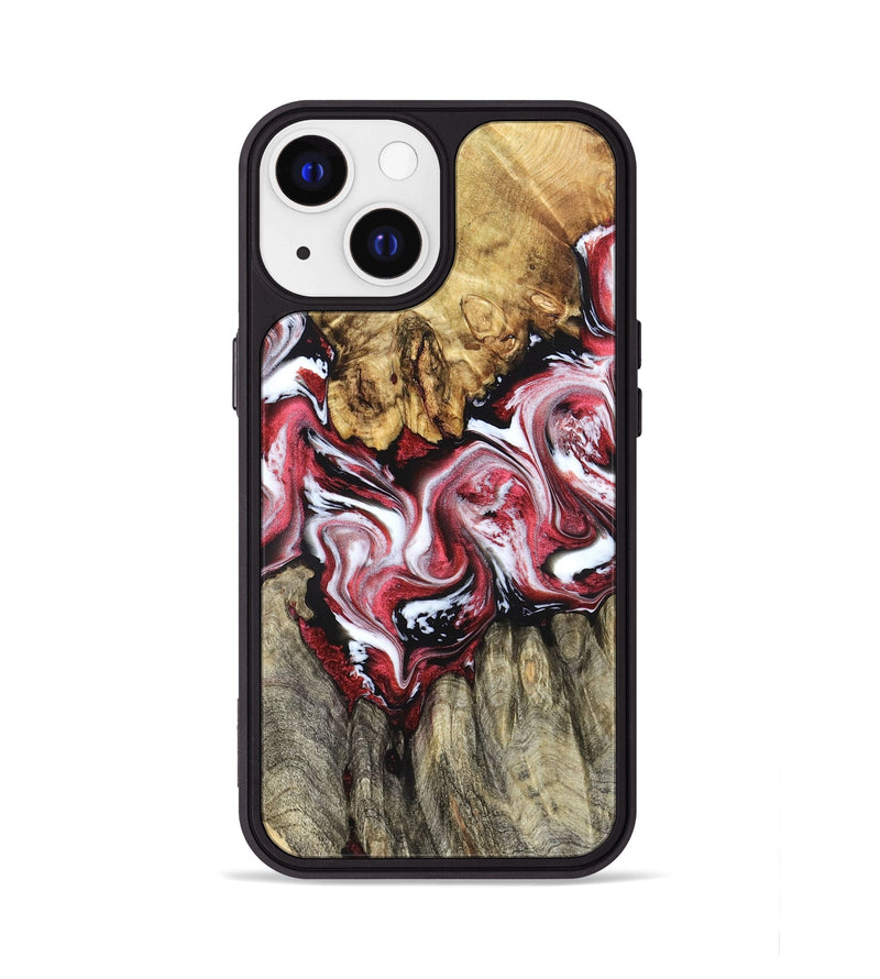 iPhone 13 Wood Phone Case - Brody (Red, 827846)