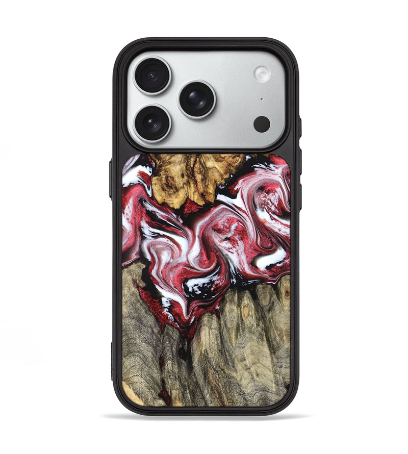 iPhone 18 Pro Wood Phone Case - Brody (Red, 827846)