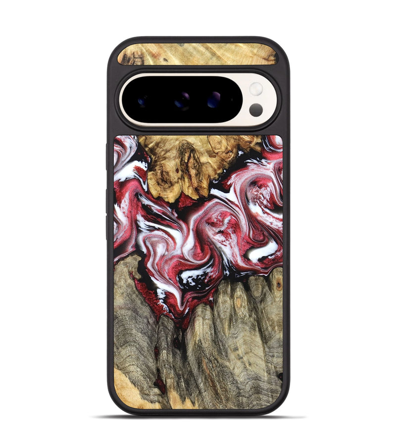 Pixel 9 Wood Phone Case - Brody (Red, 827846)