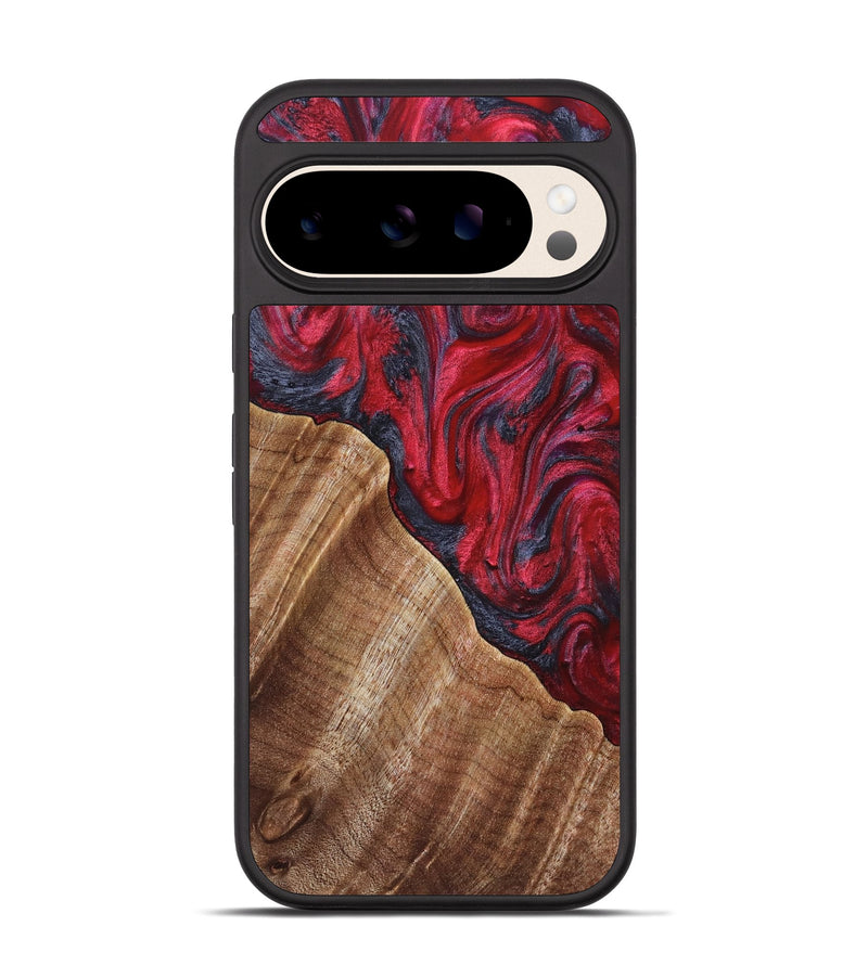 Pixel 10 Wood Phone Case - Maren (Red, 827847)