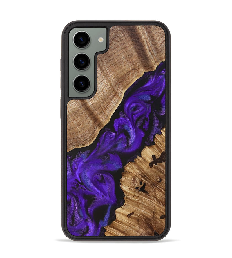 Galaxy S23 Plus Wood Phone Case - Chanda (Purple, 827849)