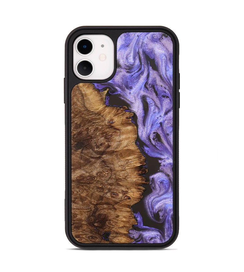 iPhone 11 Wood Phone Case - Case (Purple, 827850)