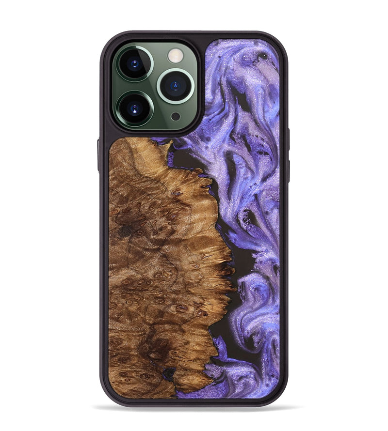 iPhone 13 Pro Max Wood Phone Case - Case (Purple, 827850)