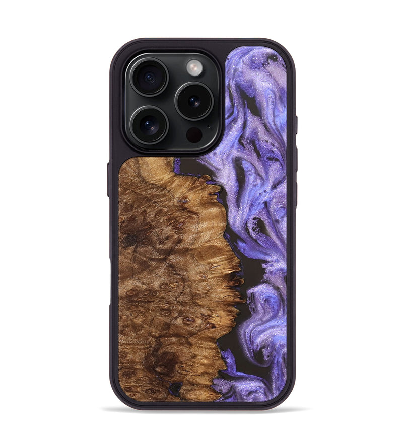 iPhone 16 Pro Wood Phone Case - Case (Purple, 827850)