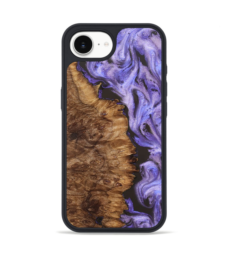 iPhone 16e Wood Phone Case - Case (Purple, 827850)