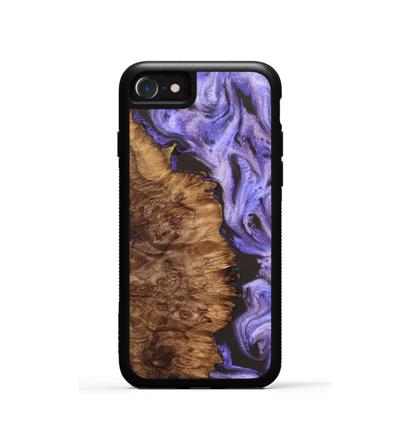 iPhone SE Wood Phone Case - Case (Purple, 827850)