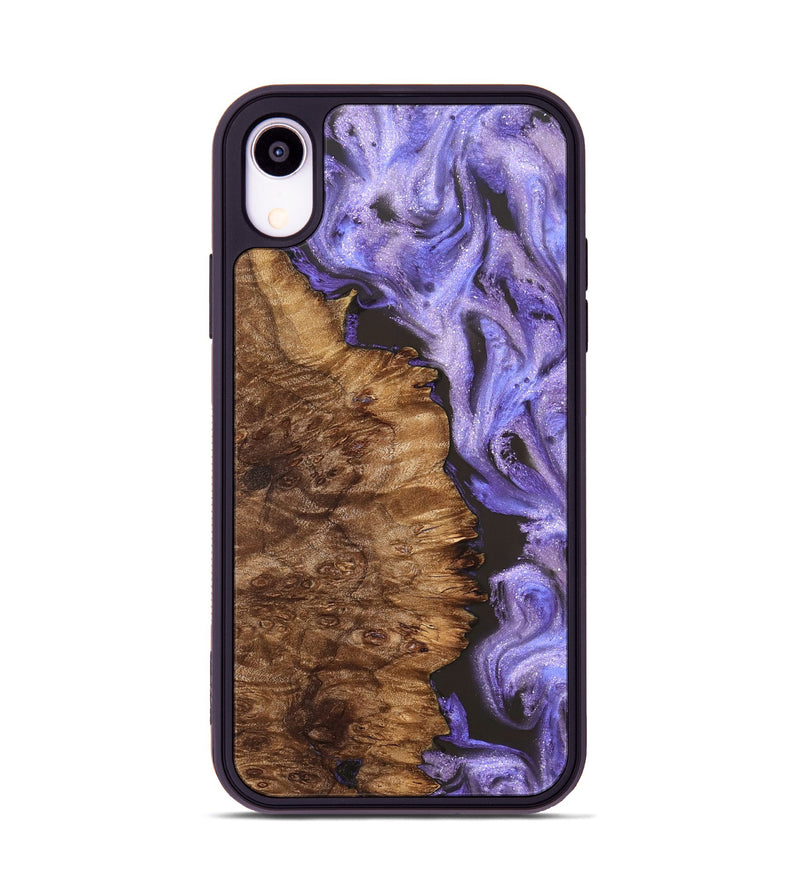 iPhone Xr Wood Phone Case - Case (Purple, 827850)
