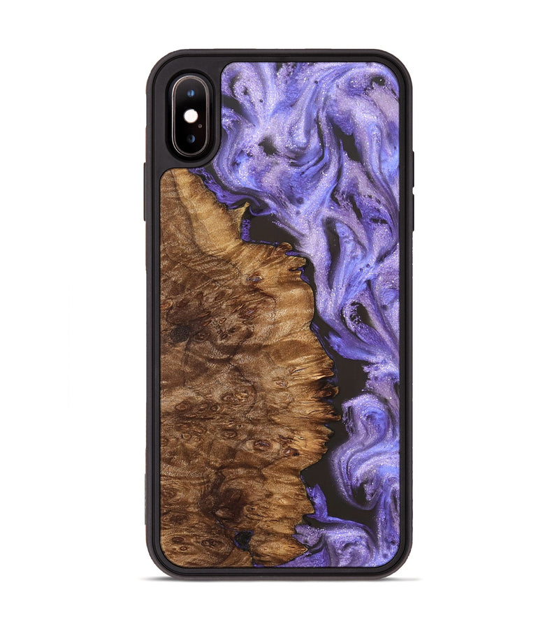 iPhone Xs Max Wood Phone Case - Case (Purple, 827850)