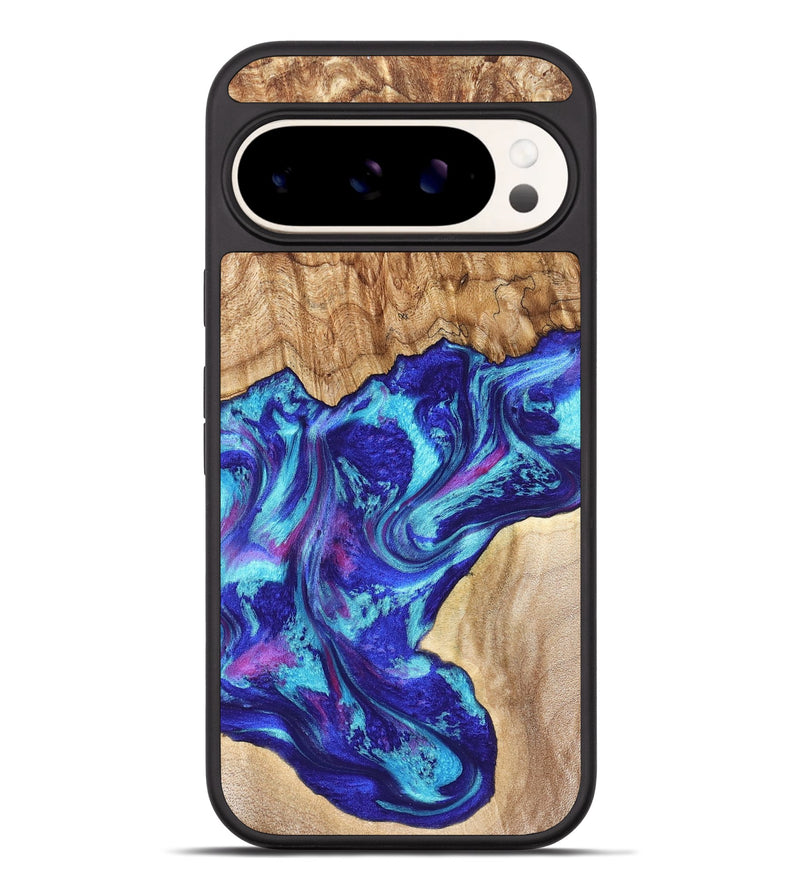 Pixel 9 Pro XL Wood Phone Case - Lafe (Blue, 827851)