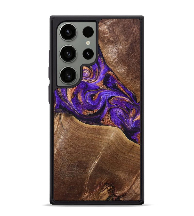 Galaxy S24 Ultra Wood Phone Case - Cayson (Purple, 827852)