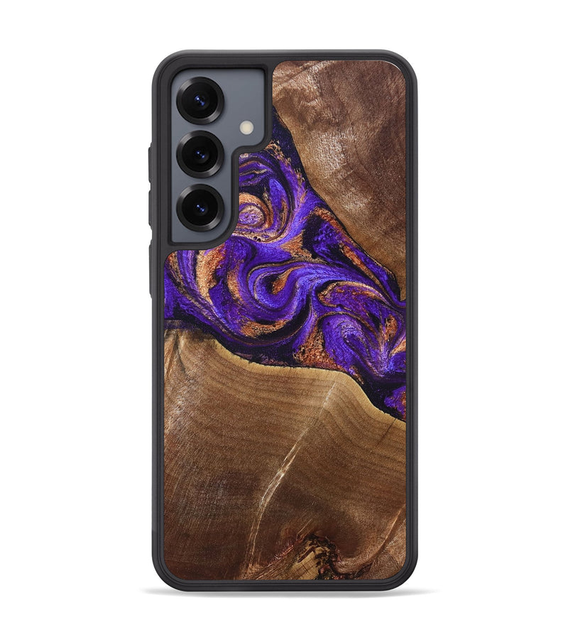 Galaxy S25 Plus Wood Phone Case - Cayson (Purple, 827852)