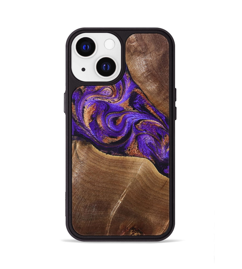 iPhone 13 Wood Phone Case - Cayson (Purple, 827852)