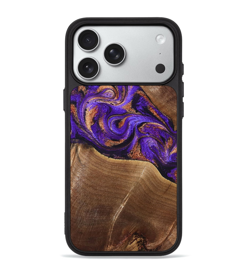 iPhone 18 Pro Max Wood Phone Case - Cayson (Purple, 827852)