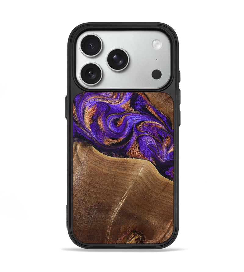 iPhone 18 Pro Wood Phone Case - Cayson (Purple, 827852)
