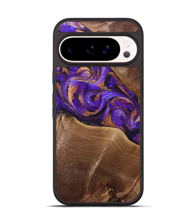 Pixel 9 Pro Wood Phone Case - Cayson (Purple, 827852)