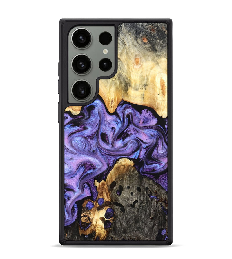 Galaxy S24 Ultra Wood Phone Case - Kristy (Purple, 827854)