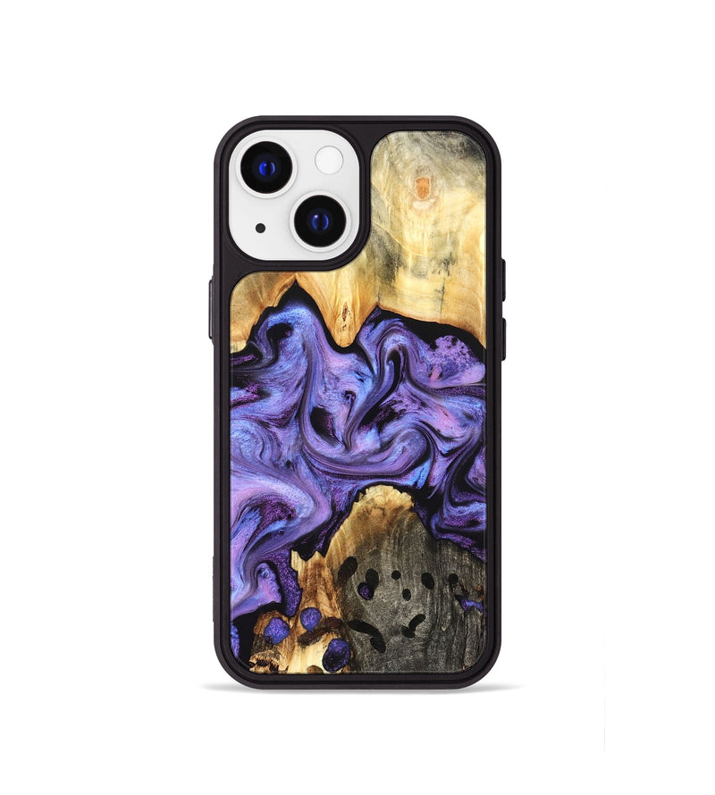 iPhone 13 mini Wood Phone Case - Kristy (Purple, 827854)