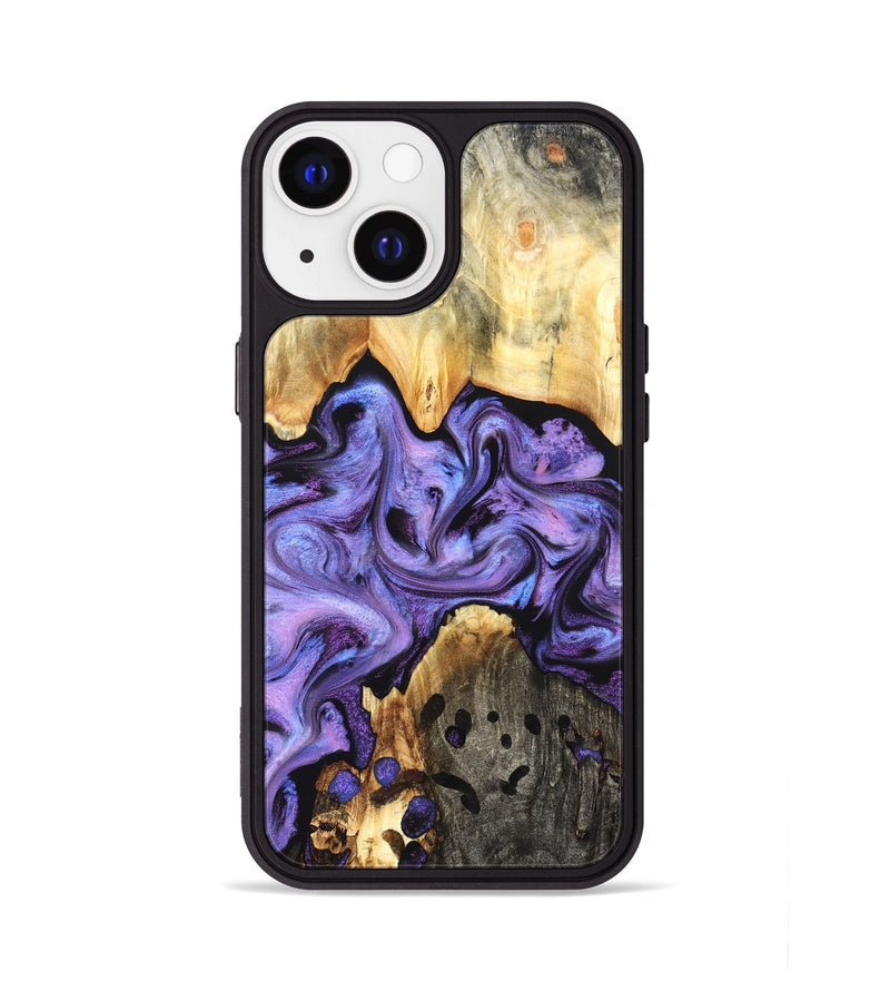 iPhone 13 Wood Phone Case - Kristy (Purple, 827854)