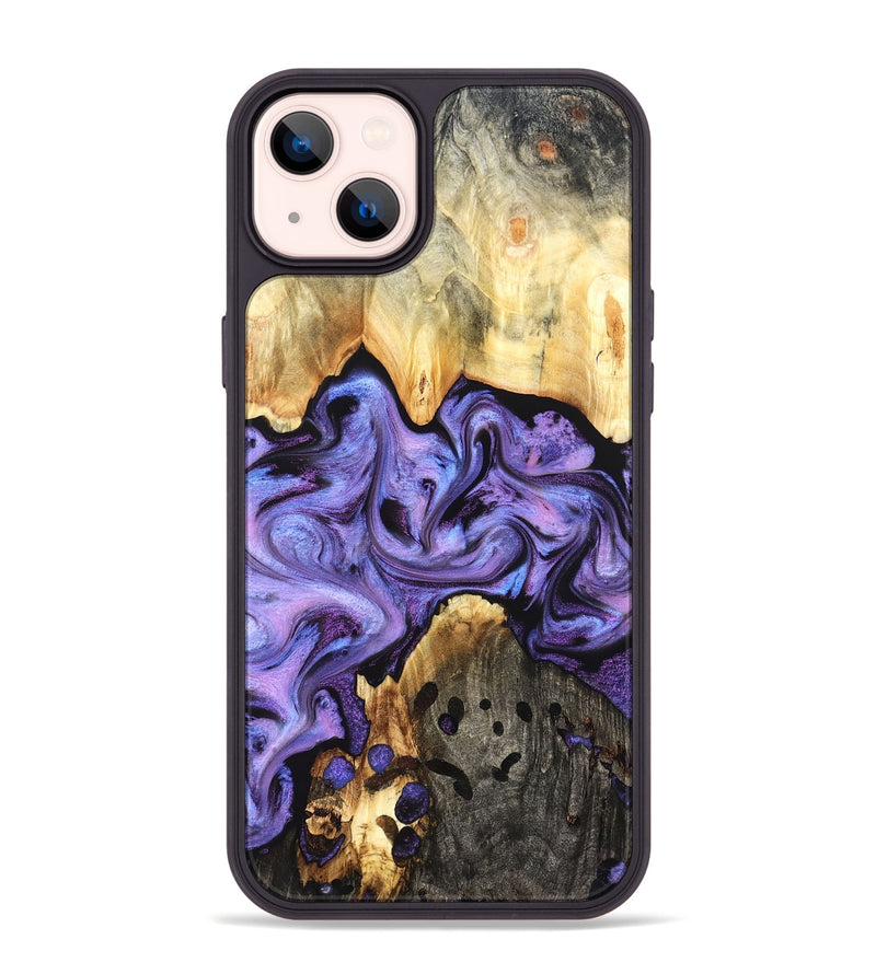 iPhone 14 Plus Wood Phone Case - Kristy (Purple, 827854)