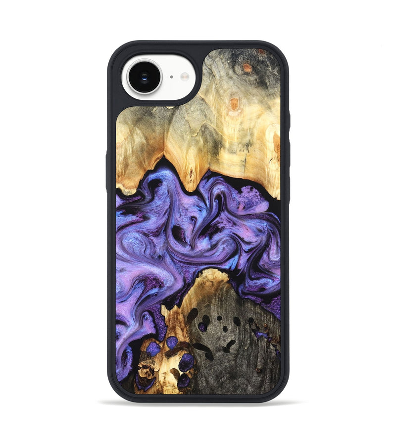 iPhone 16e Wood Phone Case - Kristy (Purple, 827854)