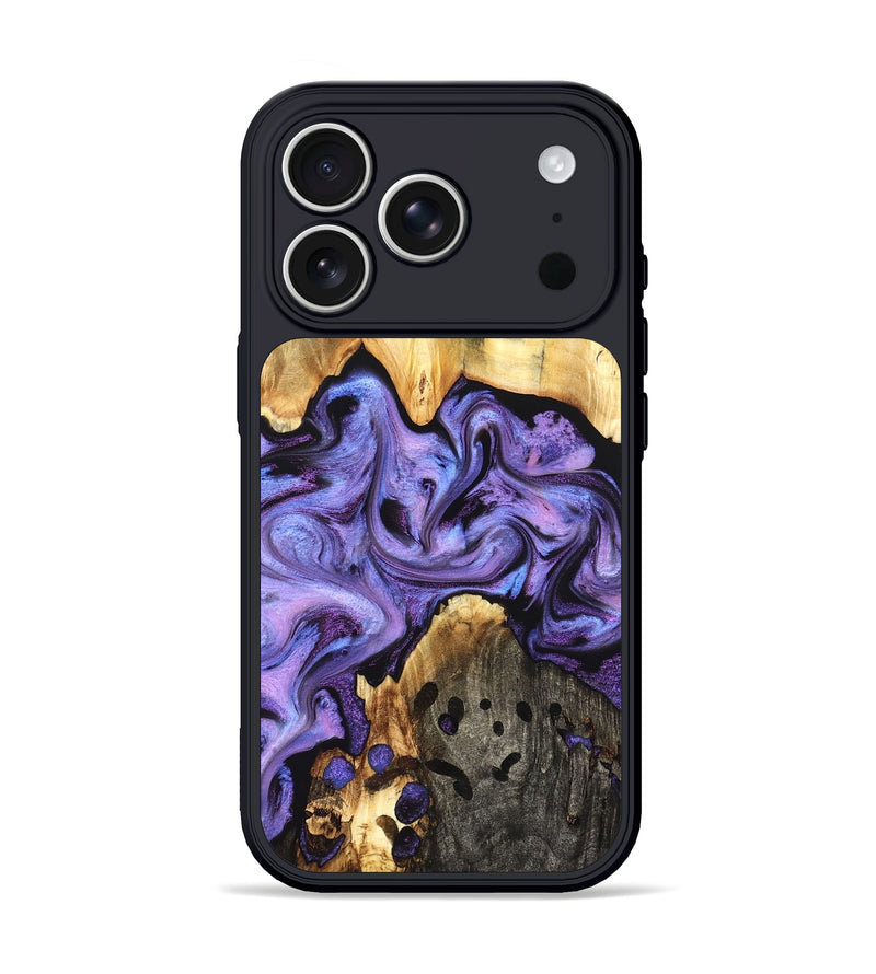 iPhone 17 Pro Wood Phone Case - Kristy (Purple, 827854)