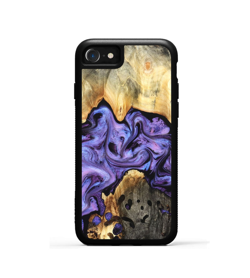 iPhone SE Wood Phone Case - Kristy (Purple, 827854)