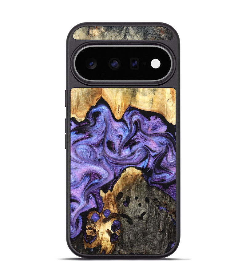 Pixel 11 Pro Wood Phone Case - Kristy (Purple, 827854)