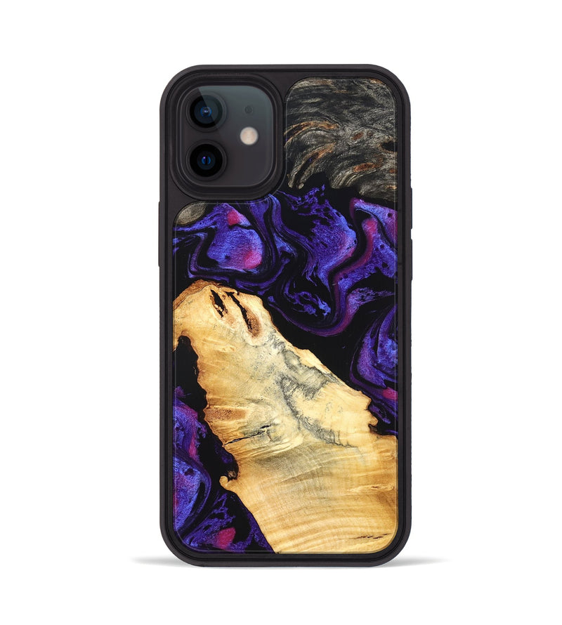 iPhone 12 Wood Phone Case - Verne (Purple, 827855)