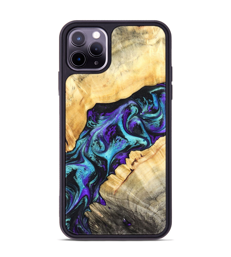 iPhone 11 Pro Max Wood Phone Case - Kahlani (Purple, 827856)