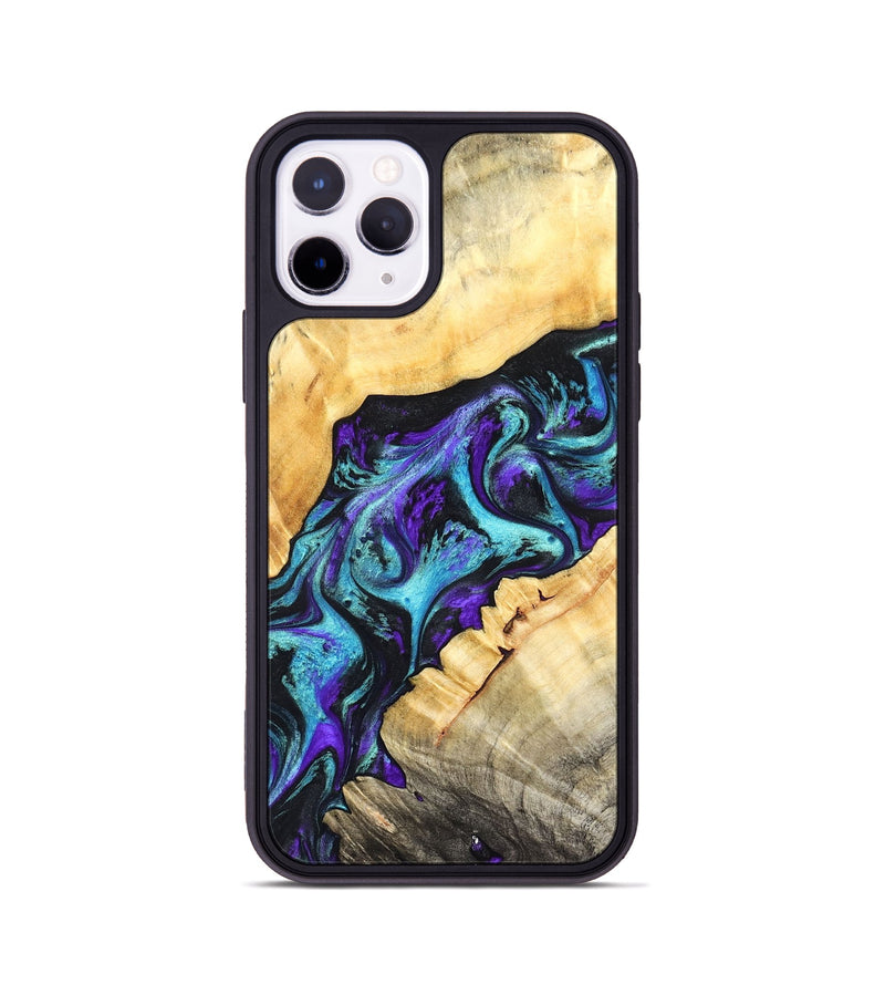 iPhone 11 Pro Wood Phone Case - Kahlani (Purple, 827856)