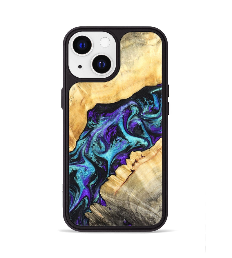 iPhone 13 Wood Phone Case - Kahlani (Purple, 827856)