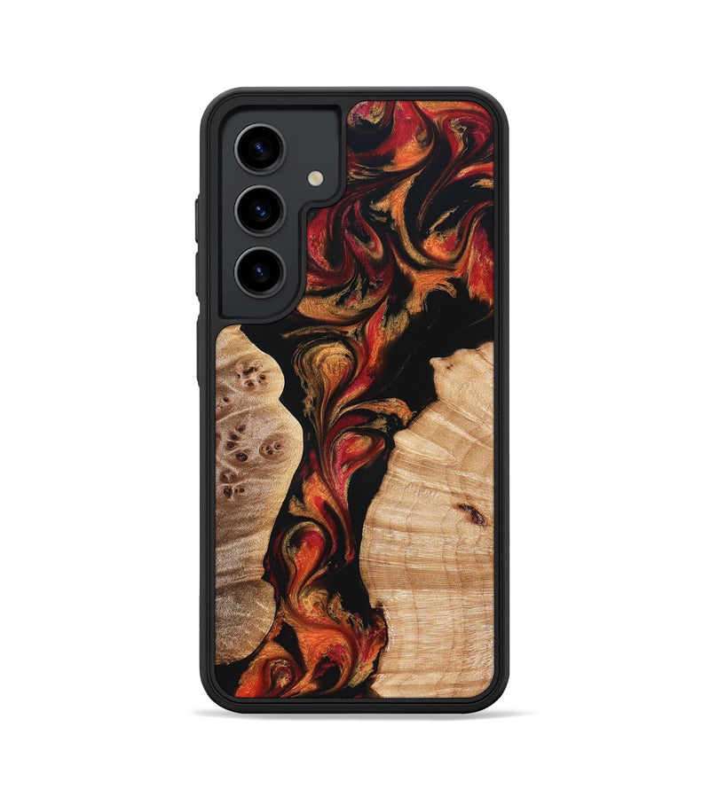 Galaxy S24 Wood Phone Case - Velda (Red, 827858)