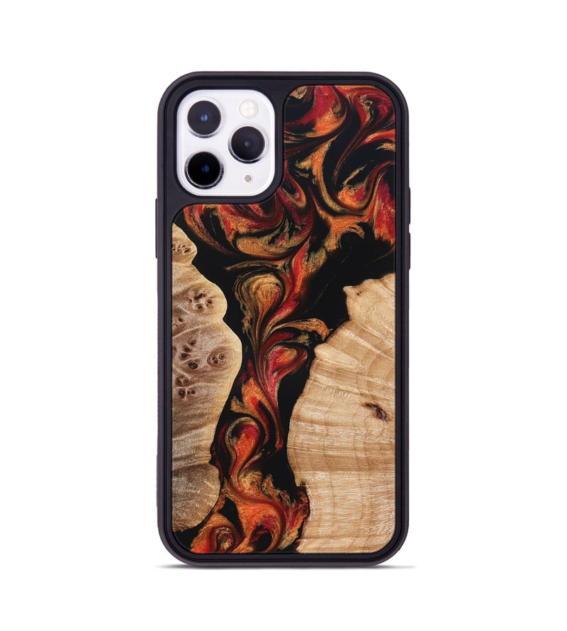 iPhone 11 Pro Wood Phone Case - Velda (Red, 827858)
