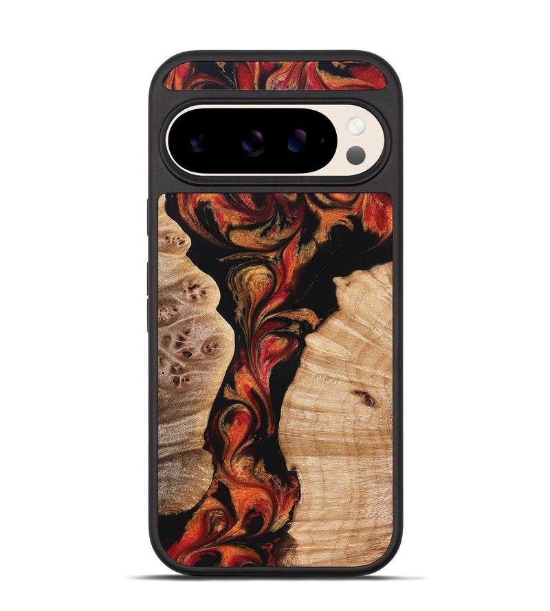 Pixel 10 Wood Phone Case - Velda (Red, 827858)