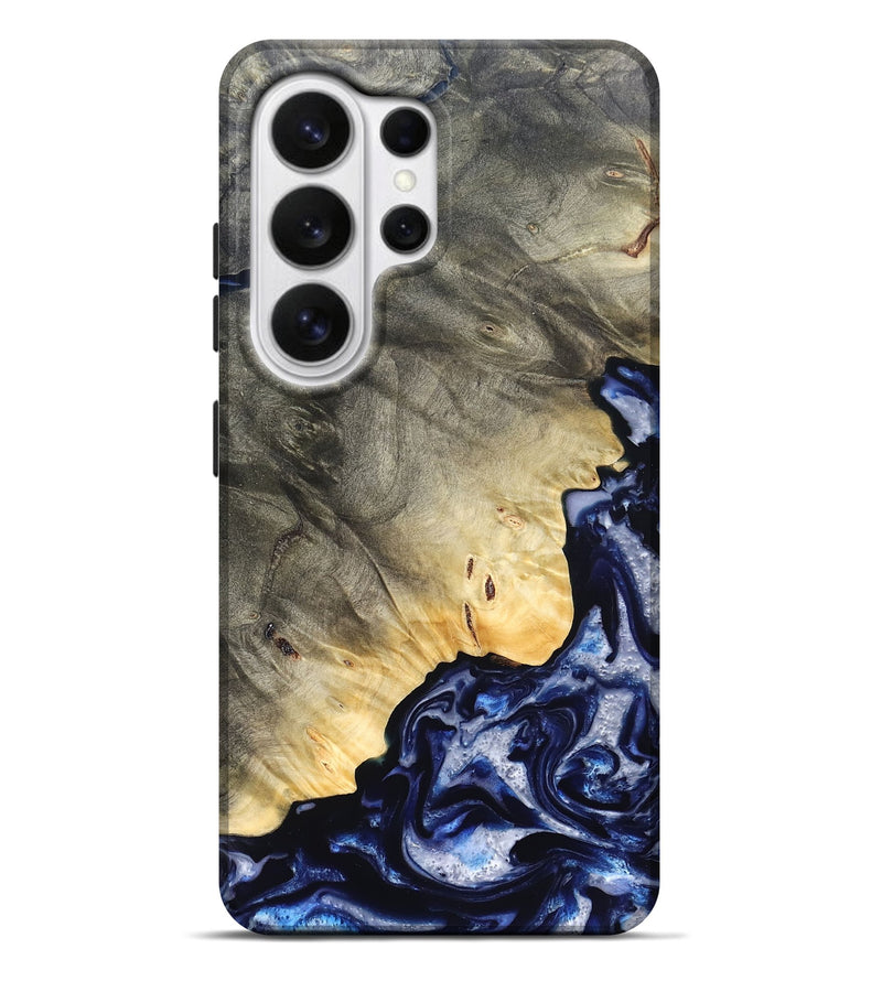 Galaxy S26 Ultra Wood Live Edge Phone Case - Sherman (Blue, 827869)