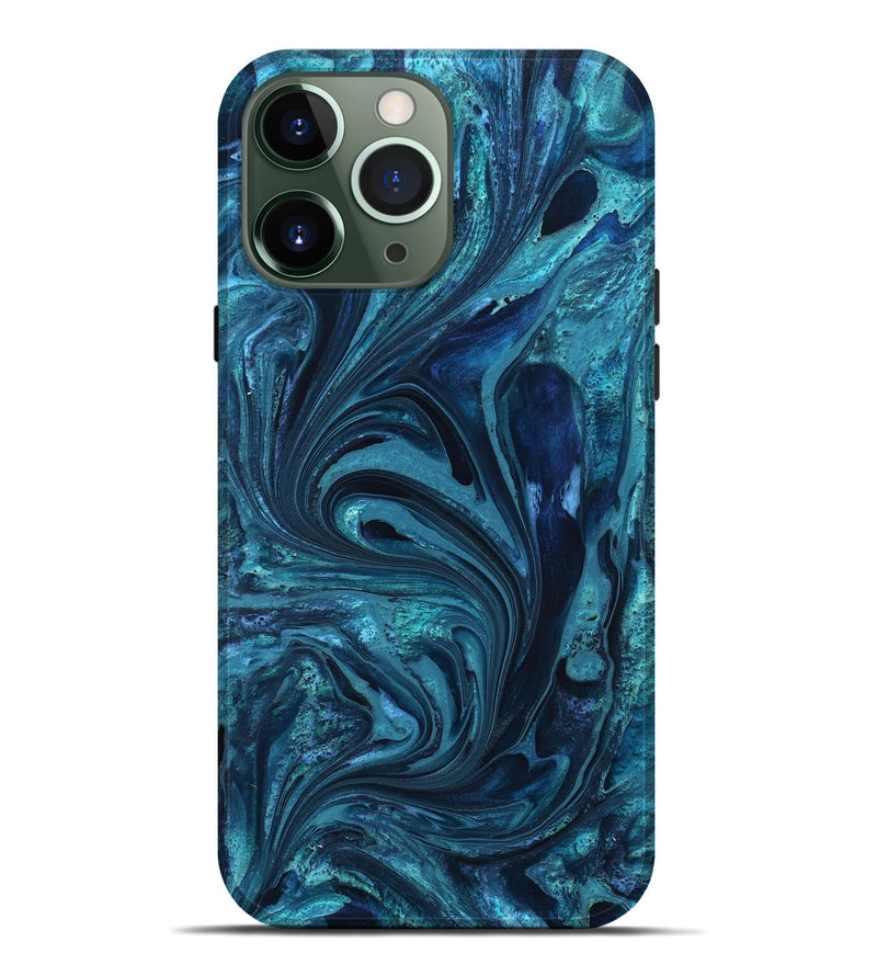 iPhone 13 Pro Max ResinArt Live Edge Phone Case - Maritza (Blue, 827879)