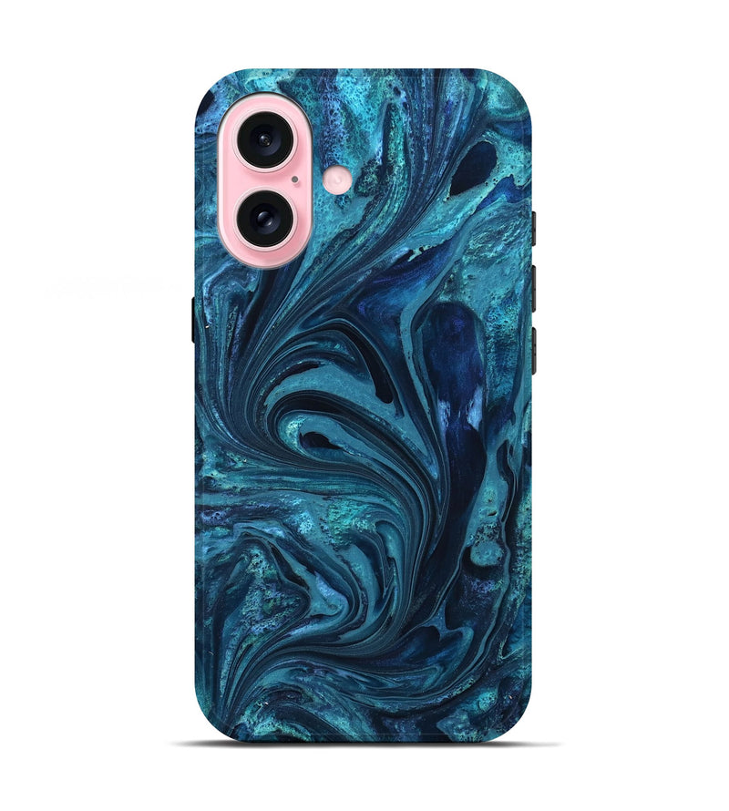 iPhone 17 ResinArt Live Edge Phone Case - Maritza (Blue, 827879)