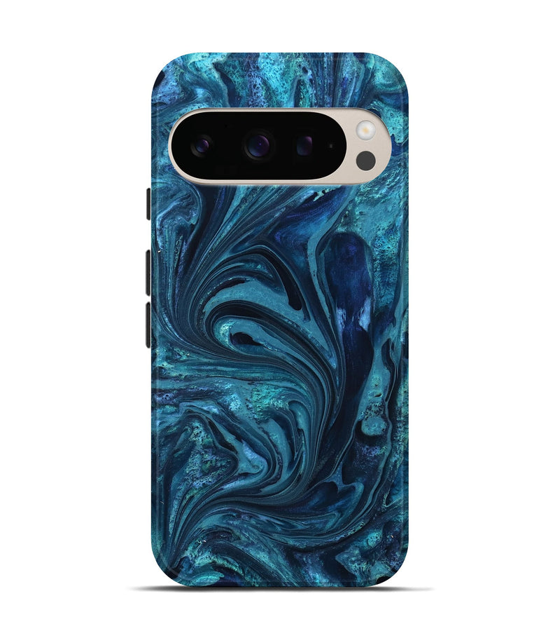 Pixel 10 Pro ResinArt Live Edge Phone Case - Maritza (Blue, 827879)